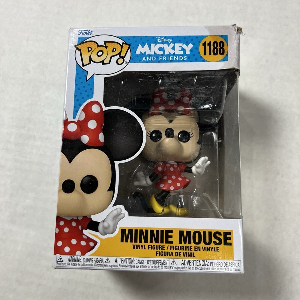 Funko Pop Disney Classics Minnie Mouse Vinyl Figure Collectible Display